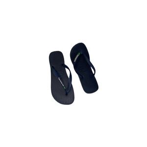 Havaianas Navy Blue Rubber Thong Sandals